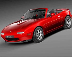 Mazda Mx5 Miata Paint By Numbers