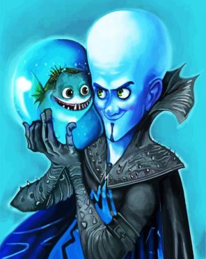 Megamind Super Hero Paint By Numbers