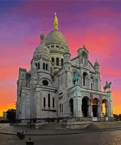 Paris Basilique Paint By Numbers