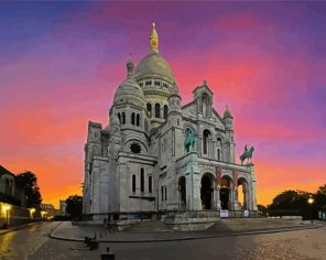 Paris Basilique Paint By Numbers