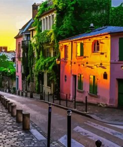 Montmartre Paris Paint By Numbers