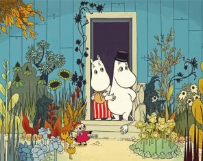 Moomin Animation Paint By Numbers