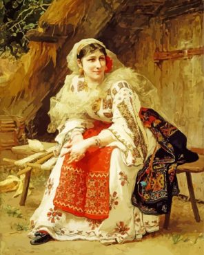 Moorish Lady Paint By Numbers