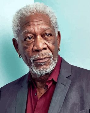 Morgan Freeman Paint By Numbers