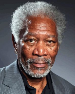 Morgan Freeman Actor Paint By Numbers