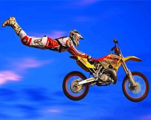 Motocross Paint By Numbers