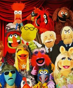 Muppets Characters Paint By Numbers