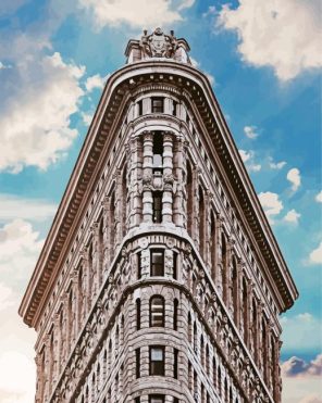 Flatiron Building Paint By Numbers