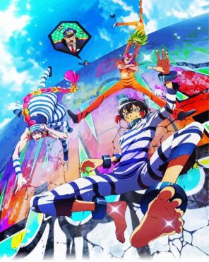 Nanbaka Anime Manga Paint By Numbers