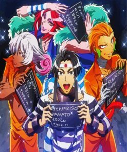 Nanbaka Manga Paint By Numbers