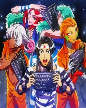 Nanbaka Manga Paint By Numbers