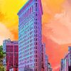 Colorful Flatiron Paint By Numbers