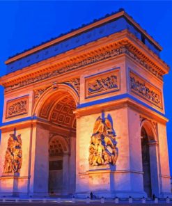 Paris Arch Paint By Numbers