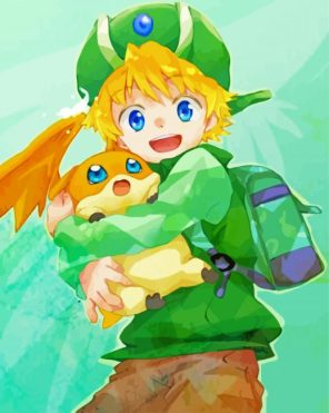 Patamon Cartoon Paint By Numbers