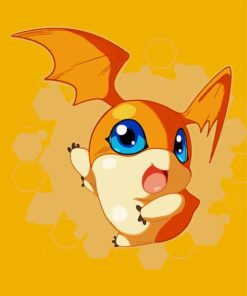 Patamon Character Paint By Numbers