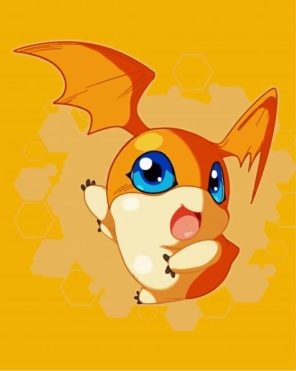Patamon Character Paint By Numbers