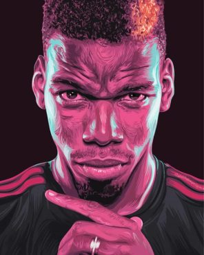 Paul Pogba Art Paint By Numbers