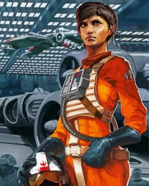 Pilot Lady Paint By Numbers