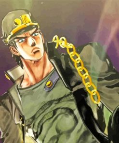 Strong Jotaro Kujo Paint By Numbers