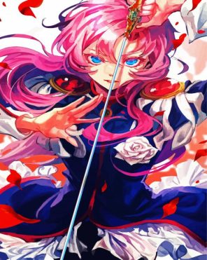 Utena Girl Paint By Numbers