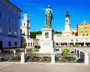 Mozart Monument Paint By Numbers