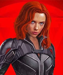 Black Widow Film Paint By Numbers