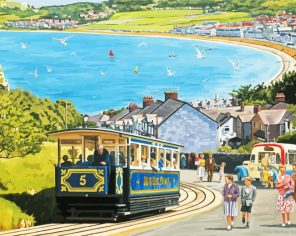 Artistic Tram Paint By Numbers
