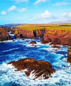 Aesthetic Shetland Island Paint By Numbers