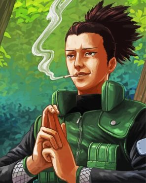 Shikamaru Naruto Paint By Numbers