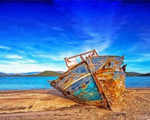 Shipwreck Paint By Numbers