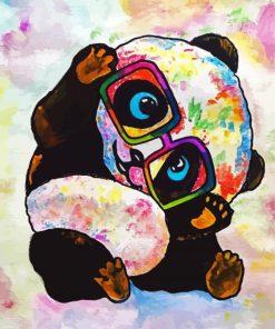 Colorful Panda Paint By Numbers