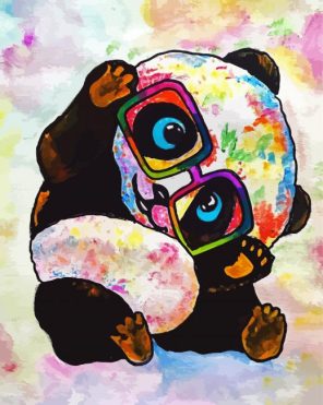 Colorful Panda Paint By Numbers