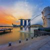 Aesthetic Merlion Park Paint By Numbers