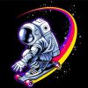 Astronaut Skateboarder Paint By Numbers