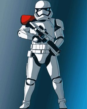 Stormtrooper Robot Paint By Numbers