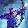 Hawkeye Character Paint By Numbers