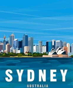 Sydney City Poster Paint By Numbers