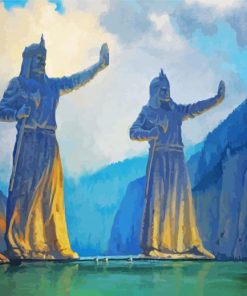 Argonath Gates Paint By Numbers