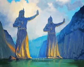 Argonath Gates Paint By Numbers