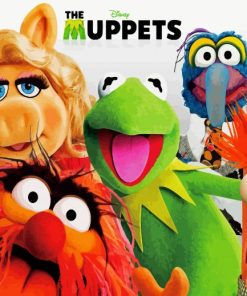 Muppets Cartoon Paint By Numbers