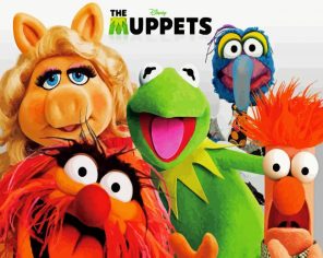 Muppets Cartoon Paint By Numbers