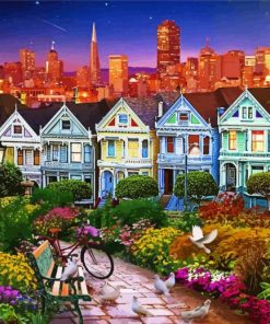 California Buildings Paint By Numbers