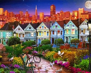 California Buildings Paint By Numbers