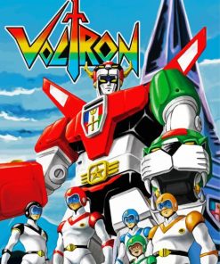 The Voltron Poster Paint By Numbers