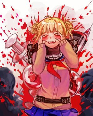 Cute Himiko Tigo Paint By Numbers