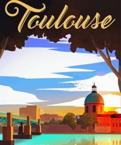 Toulouse Poster Paint By Numbers