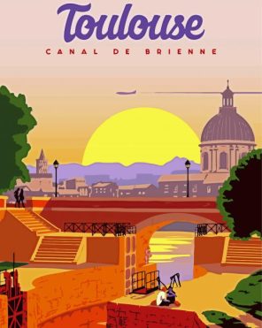 Toulouse City Paint By Numbers