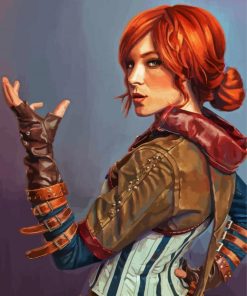 Artistic Merigold Triss Paint By Numbers