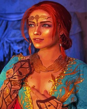 Artistic Triss Paint By Numbers