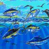 Tuna In Sea Paint By Numbers